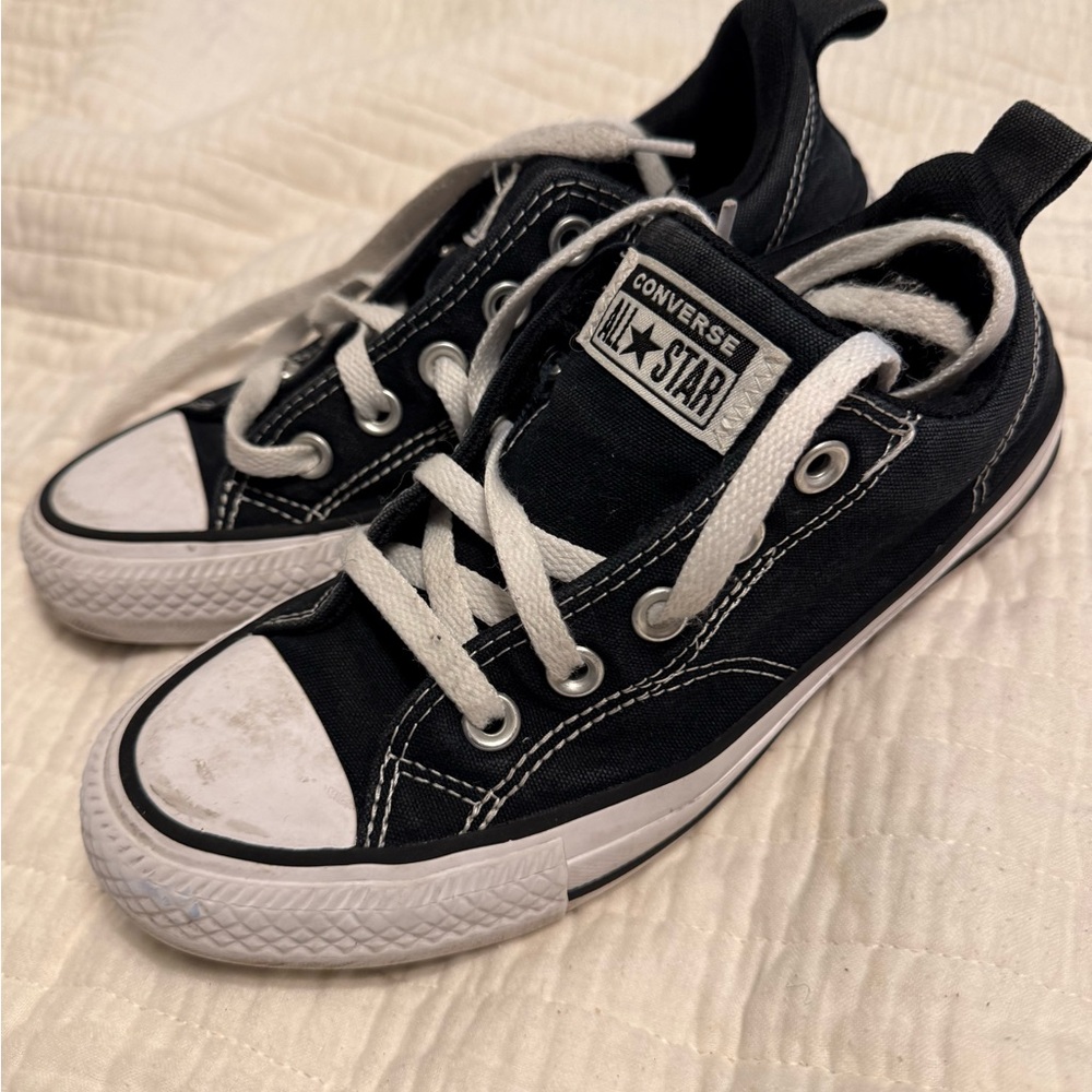 Converse Kids Black and White Sneakers